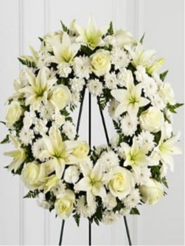 S3-4442 The FTD Treasured Tribute Wreath us 183
